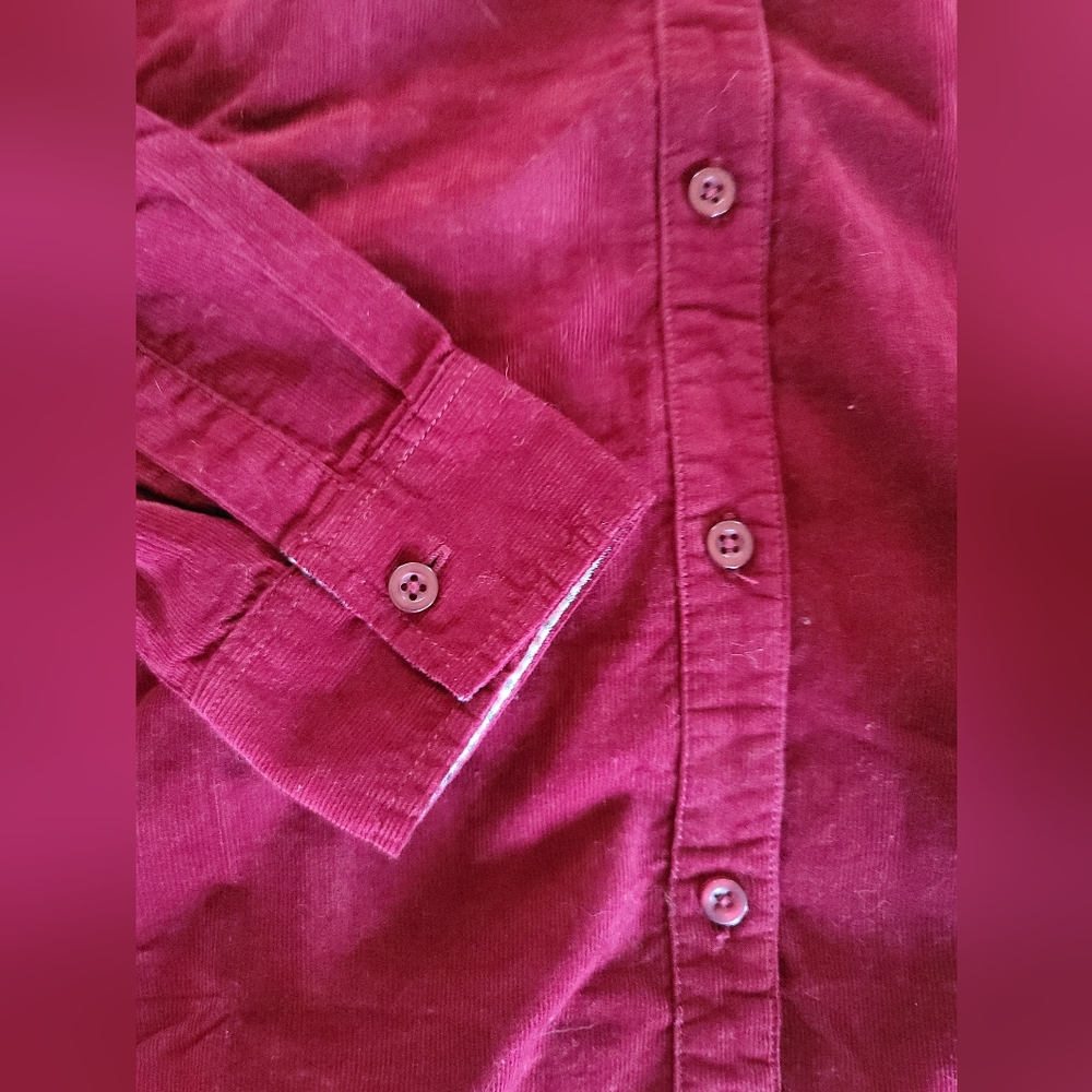 NWT Roxy Corduroy Button Up - Picture 5 of 9
